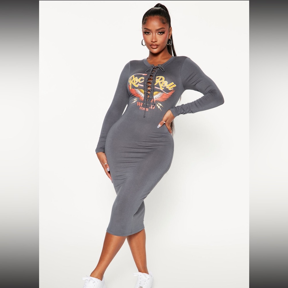 World Tour Midi Dress